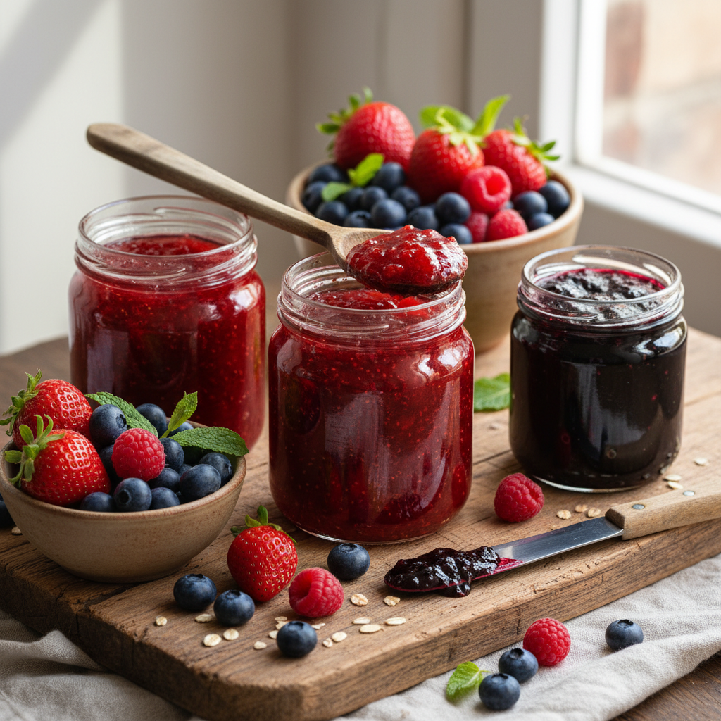 Les bienfaits insoupçonnés des confitures de fruits rouges