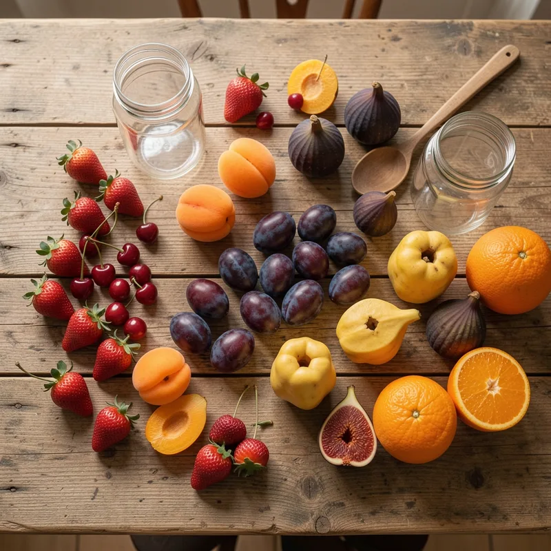 Fruits de saison pour confiture : le calendrier mois par mois