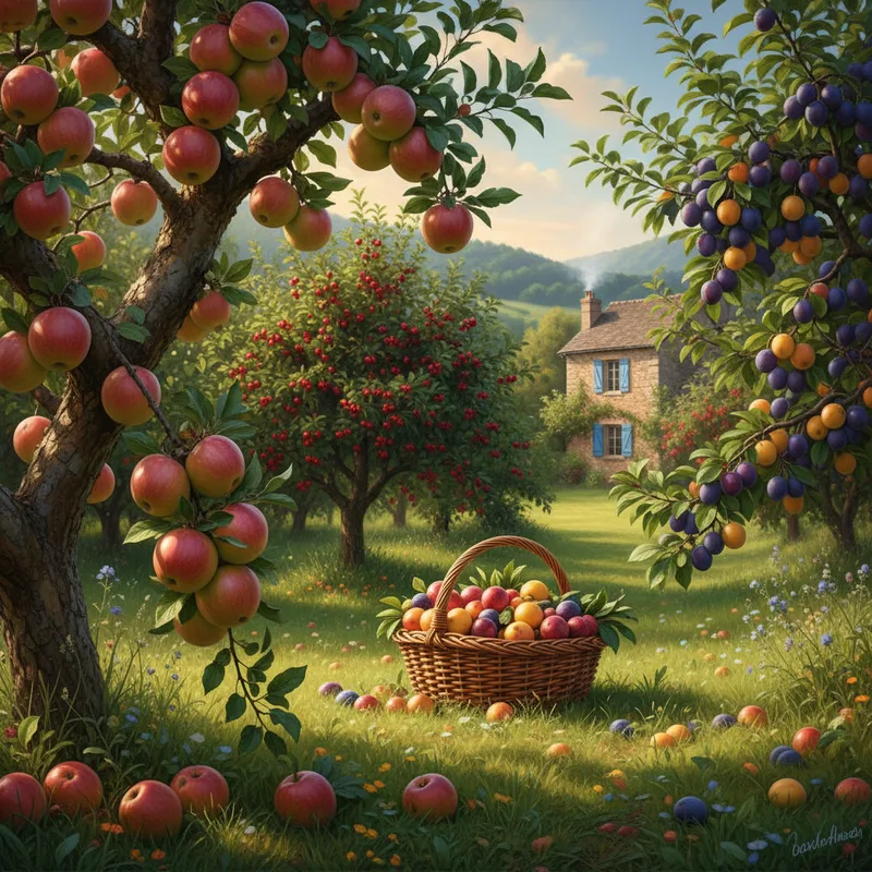 Les meilleurs arbres fruitiers pour un verger productif