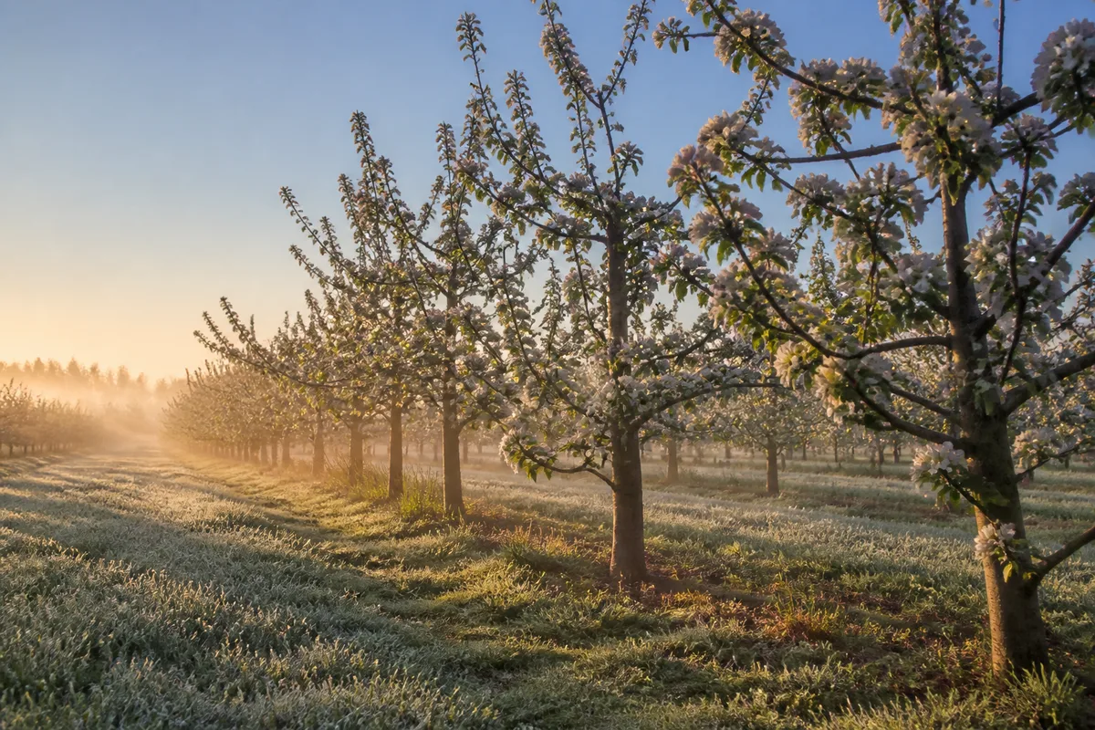 Protéger les arbres fruitiers du gel : stades et méthodes