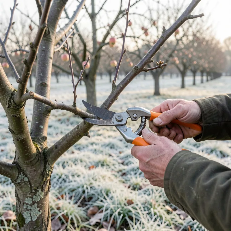 Quand tailler les arbres fruitiers : le calendrier par espèce